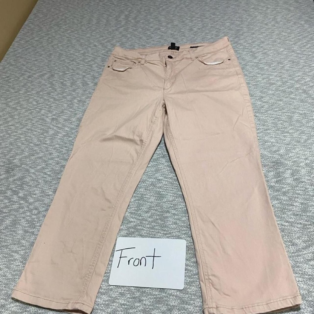 Jones New York pink capri pants women 12. SKU-B982